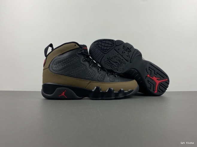 1st Kicks Shoes 9 HV4794-030 Air Olive Jordan 0809